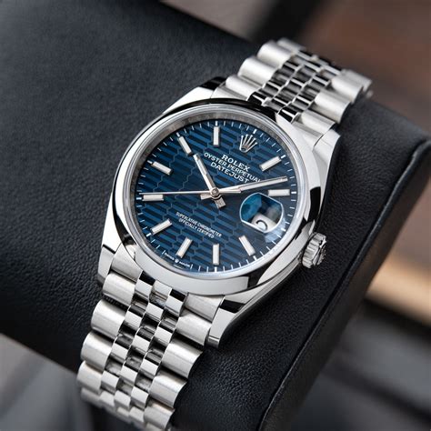 datejust ii rolex watch with blue face|rolex datejust blue motif.